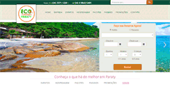 Desktop Screenshot of ecoturismoparaty.com